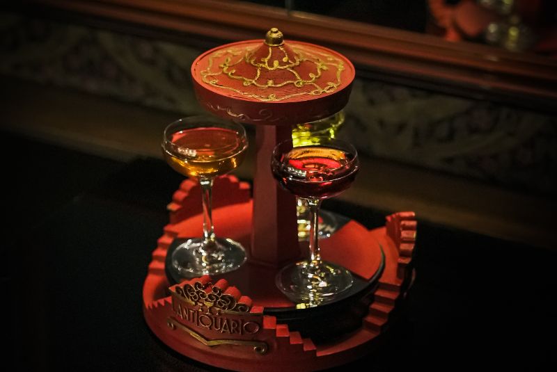 LAntiquario cocktail Giostra di Negroni_Negronis-italy
